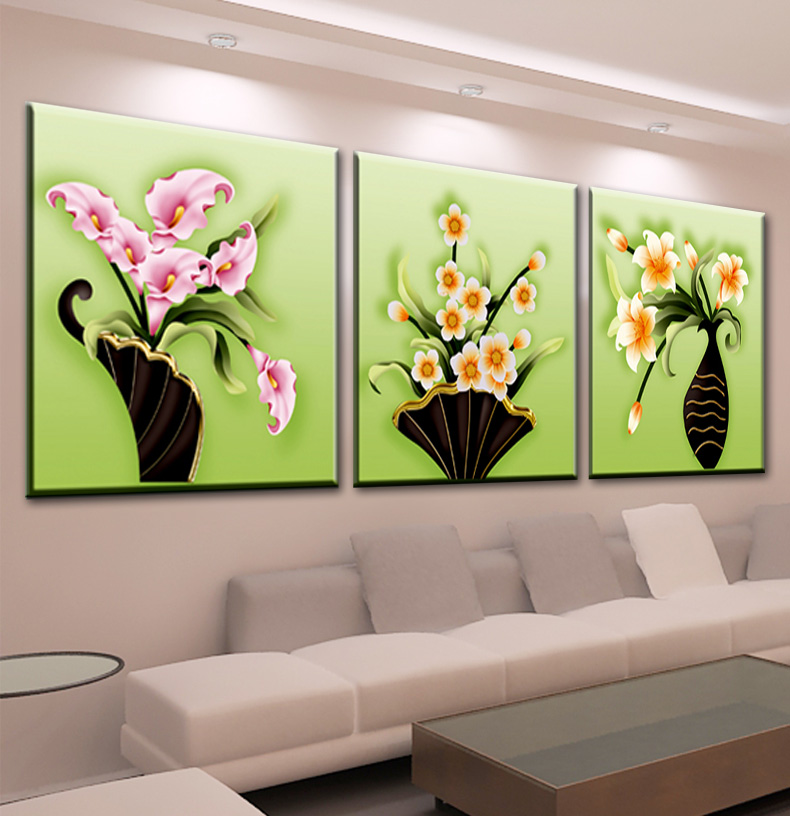
                                        鸿胤皇室蒙娜丽莎水钻十字绣钻石绣5D钻石画三联画贴钻画圆钻满钻新款客厅魔方钻石贴画钻石秀钻 QT6232-33-34三件套 长0.50米*宽0.50米                
