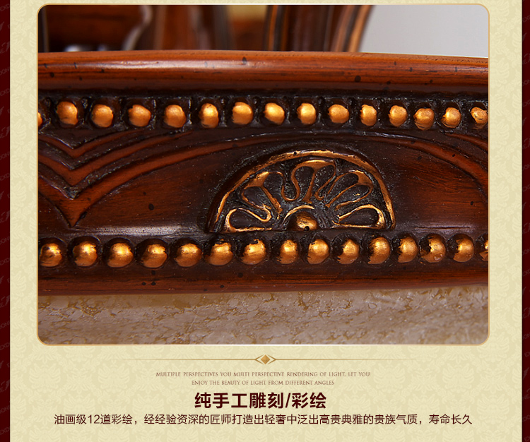 华艺灯饰 欧式吊灯 客厅餐厅卧室书房复古简约灯具 艾克诗顿 CH0076 5头