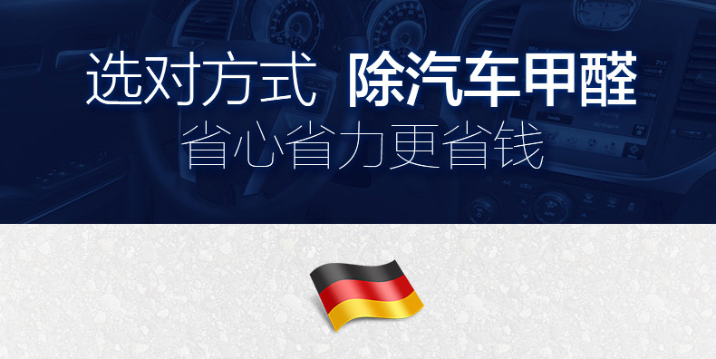 
                                        易卫士 德国进口汽车除味剂 新车除甲醛除异味喷雾车用甲醛清除剂 车内除味剂 汽车甲醛治理单瓶装200ml                