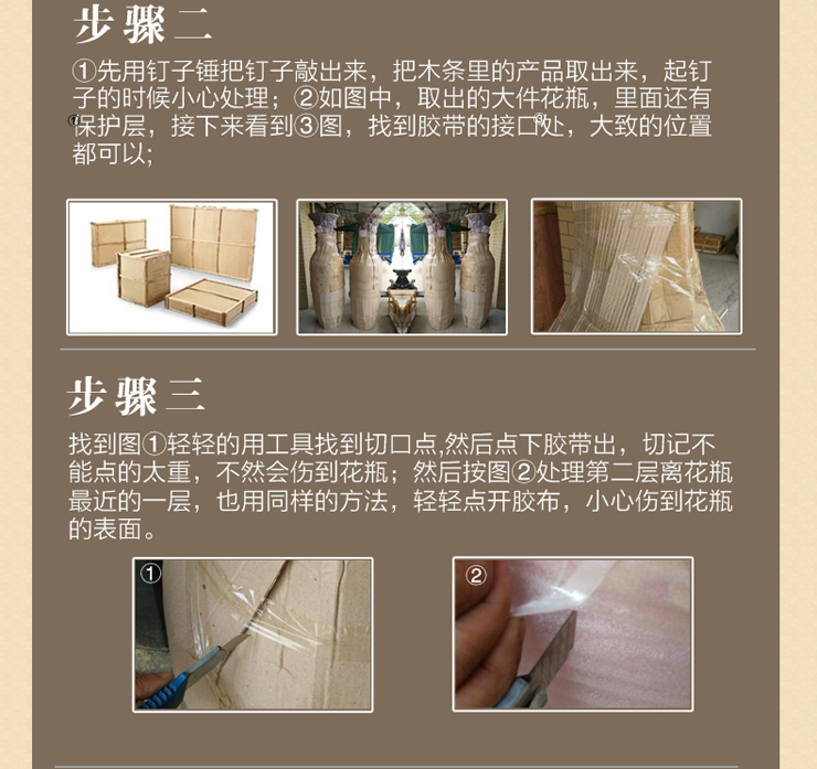
                                                            欢畅 景德镇陶瓷落地花瓶客厅摆件花开富贵黄釉牡丹落大花瓶家居酒店摆件 1.4米一对                
