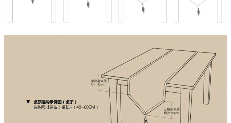 
                                        yongtongsilk 欧式桌旗现代简约餐桌布柜子盖布 繁花似锦 黄色 31*210cm桌旗                