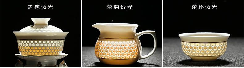 茶具自流水半自动陶瓷功夫茶具套装茶道工艺 1猴年吉祥