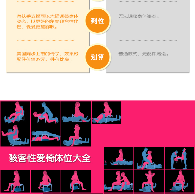 骇客sm情趣用品 情趣家具 情趣椅子 性爱椅 另类玩具