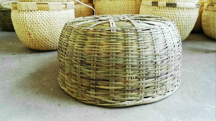 供应竹编菜篮子,竹制品