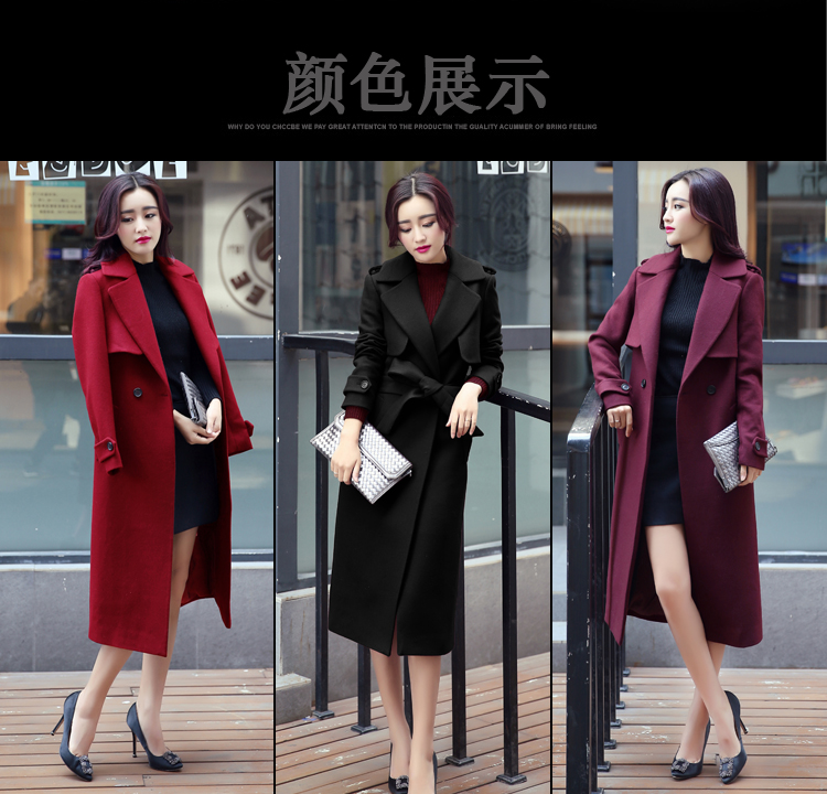 Sen and gross figure? 2015 Autumn load female Coat new Korean version of a wool coat cloak Sau San? 0123 deep red cloak M picture, prices, brand platters! The elections are supplied in the national character of distribution, so action, buy now enjoy more preferential! As soon as possible.