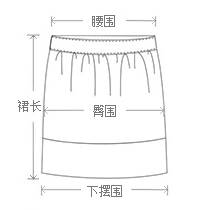 韩都衣舍 韩版2015秋装新款女装纯色显瘦A字半身裙EQ4285② 黑色 L