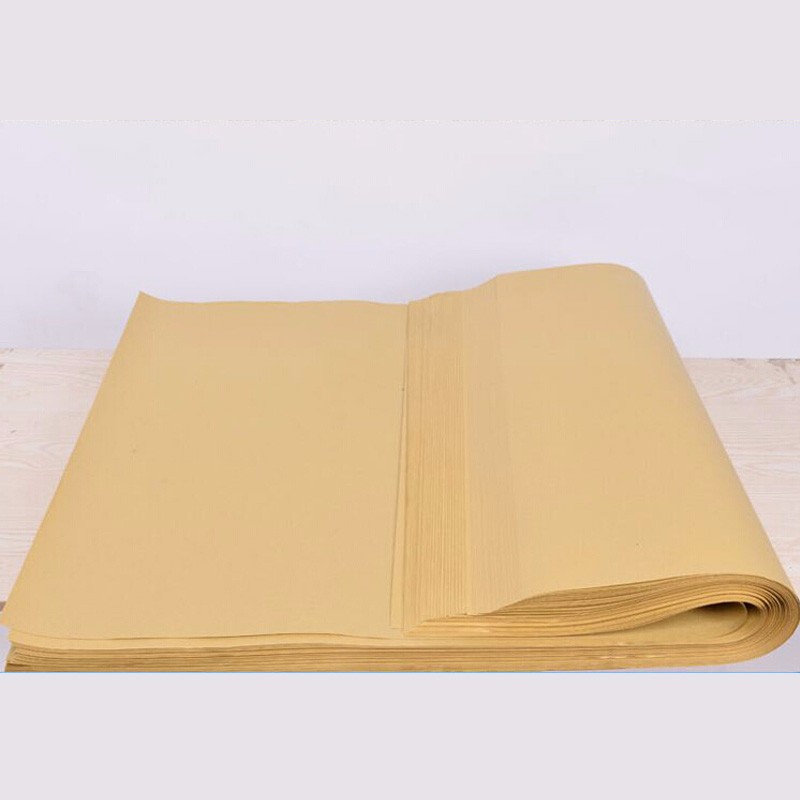 标书纸 包装纸 包书纸 牛皮纸 黄牛皮 150克 宽90cm 长度 10米