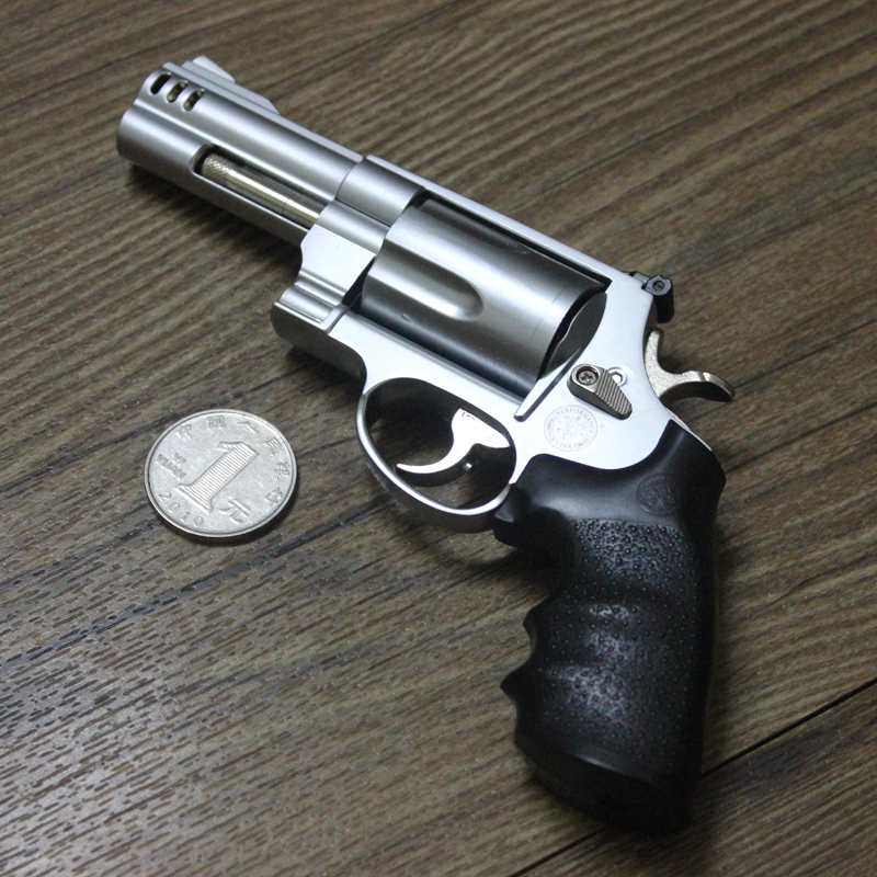05全金属可拆卸 仿真m500大比例左轮手枪模型玩具