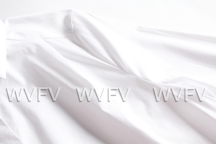 WVFV 2015秋装新款欧美纯白色中长款翻领蕾丝拼接A字白衬衫女 C5540 白色 2 S 预定10天左右