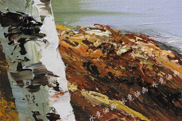 
                                        水竞 走廊挂画 欧式竖幅油画玄关装饰画 70*140cm                