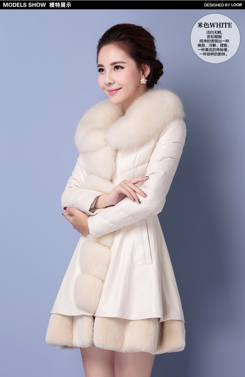 The World 2015 autumn and winter fun Doi new leather garments fox fur feather unit gross girls serving long fur coat 6719 purple  L picture, prices, brand platters! The elections are supplied in the national character of distribution, so action, buy now enjoy more preferential! As soon as possible.