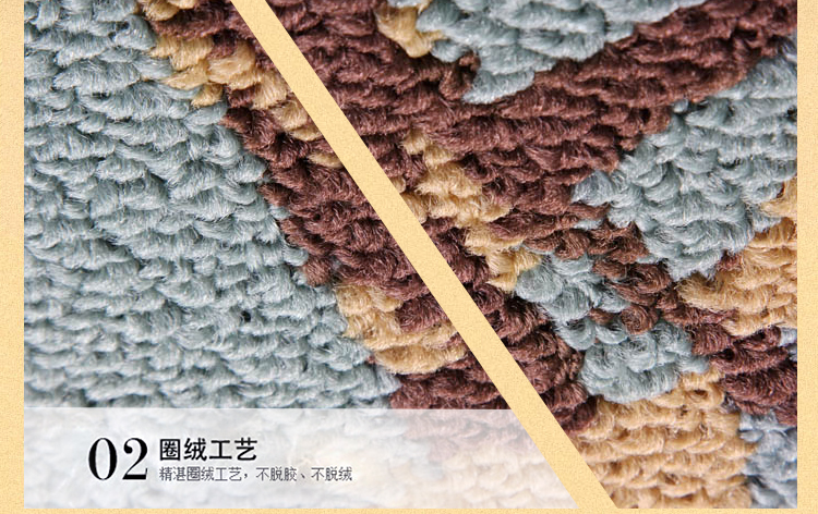 大达 欧式入户防滑地垫玄关门垫脚垫吸水垫子 DA7280-2 45*70cm