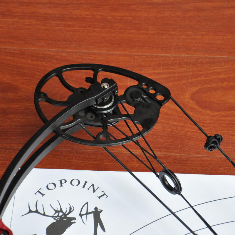 topoint archery 顶点户外 复合滑轮弓 t3,黑红双色版,国产"冷酷 裸