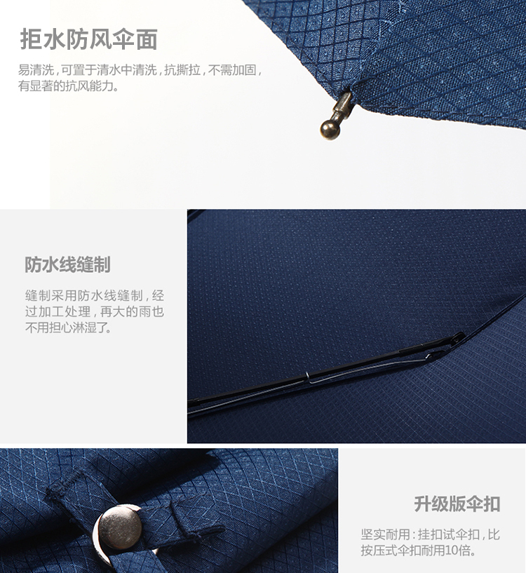 
                                        Fasola全自动晴雨伞 抗风男士商务伞三折伞情侣伞 枣红色                