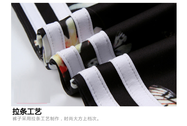 红衣橱 2015秋装新款女装休闲运动时尚卫衣套装女秋B056 白 色 L