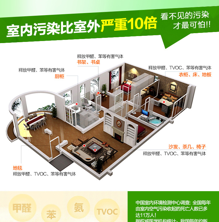奥因甲醛清除剂 去甲醛喷剂 室内家具甲醛清除剂 除甲醛光触媒 新房装修除味 新车甲醛除味剂 奥因甲醛清除剂1L