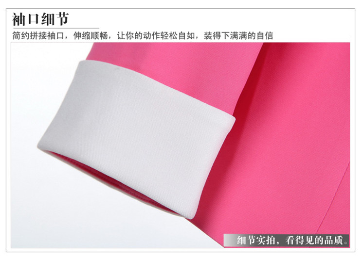 华诗兰奴  2015女装气质修身高档外套长袖小西装S184 黑色 XL