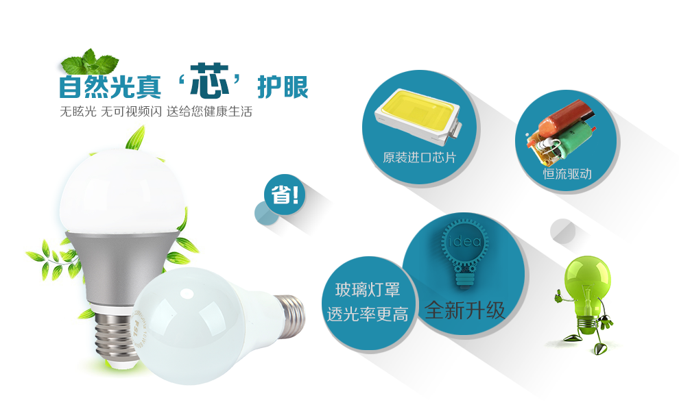 
                                        FSL佛山照明led灯泡大螺口白光球泡节能灯泡 经典2.8W E27 白光                
