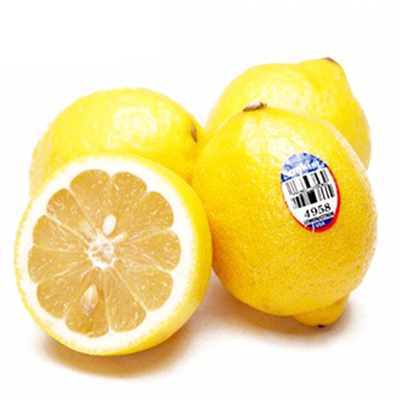 中科鲜 美国进口新奇士黄柠檬 优力克 4个 约500g 新鲜水果