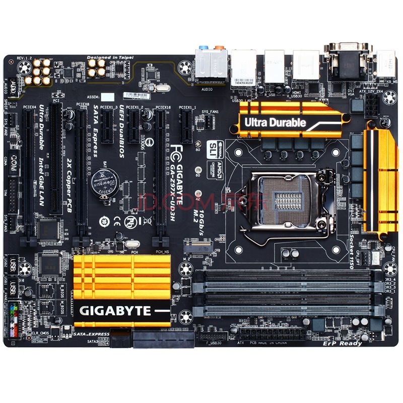 技嘉（GIGABYTE）Z97X-UD3H主板 (In...