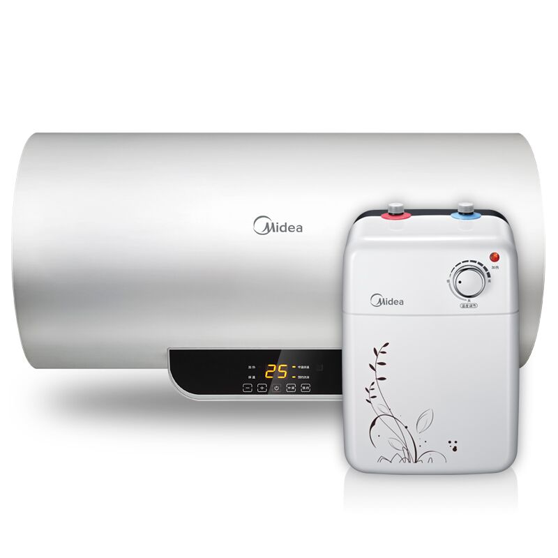 美的（Midea）F60-15WB5(Y) 60升 电热水器+上出水5升小厨宝两件套