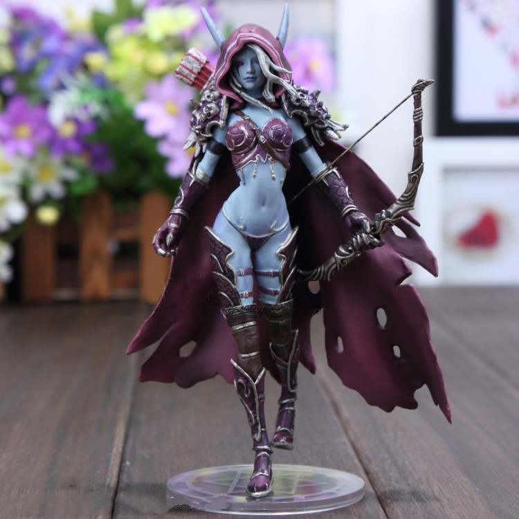 动漫手办暴雪魔兽世界模型wow风行者希尔瓦娜斯黑暗游侠 魅魔_ 3折