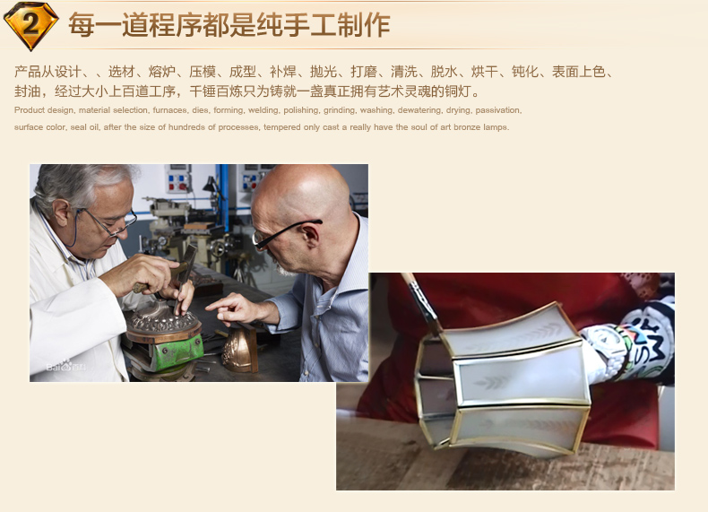 月影凯顿欧式全铜布艺客厅卧室书房落地灯 全铜底座+布艺灯罩