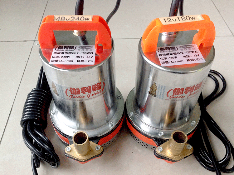 伽利略galileo抽水水泵直流抽水泵家用小型抽水泵电瓶