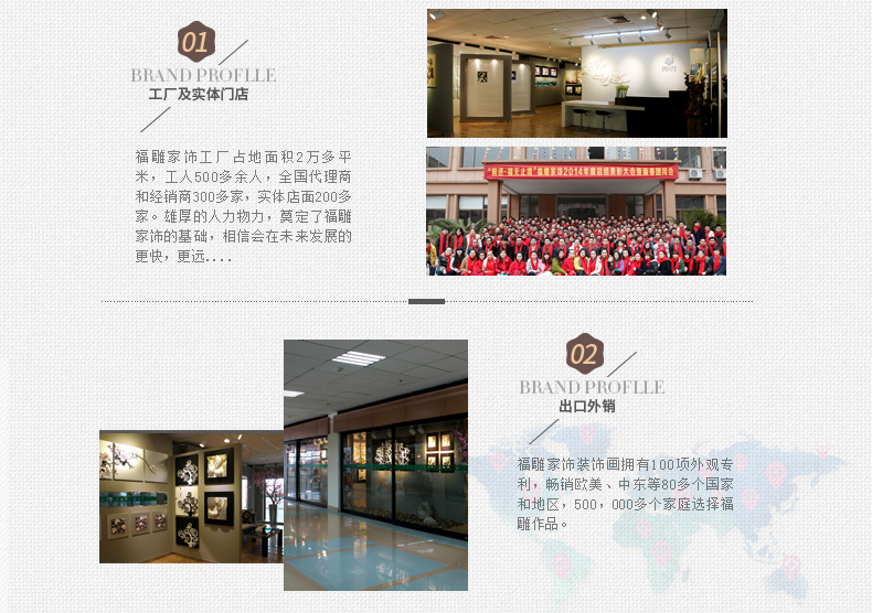 
                                        福雕家饰 立体无框画餐厅现代装饰画单幅手绘浮雕画背景墙挂画 阳光芬芳(咖) 60*80*1                