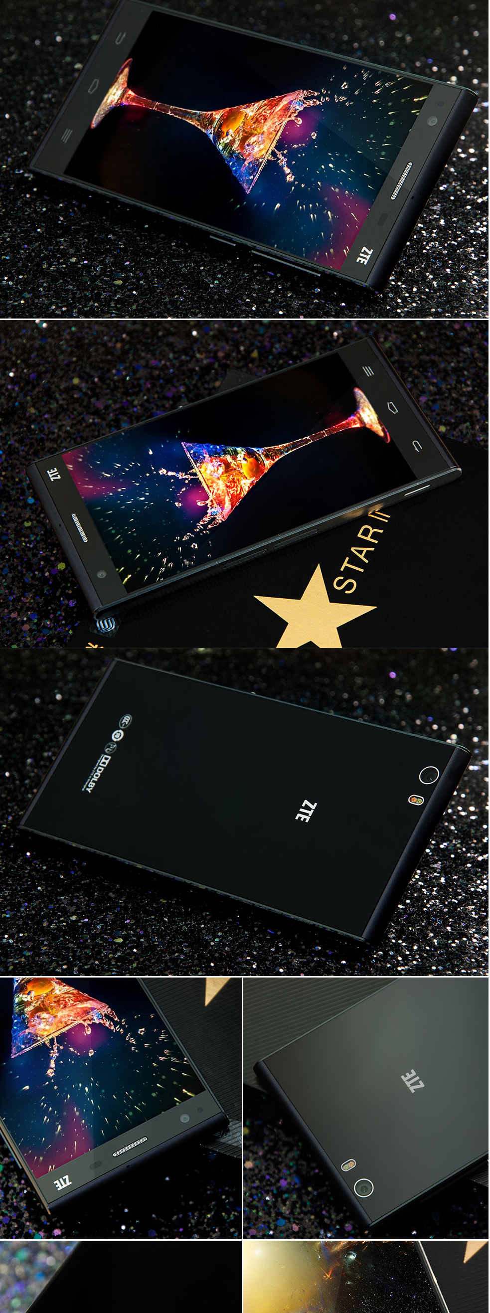 中兴 星星2号（G720C）电信4G（16G ROM）手机 智尚白