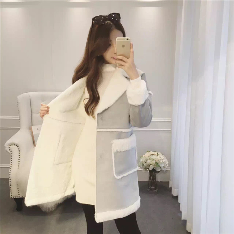 Elizabeth Bessie 2015 winter, Korean fashion sense of skin-stitching is designed to comply with gross jacket White M? Picture, prices, brand platters! The elections are supplied in the national character of distribution, so action, buy now enjoy more preferential! As soon as possible.