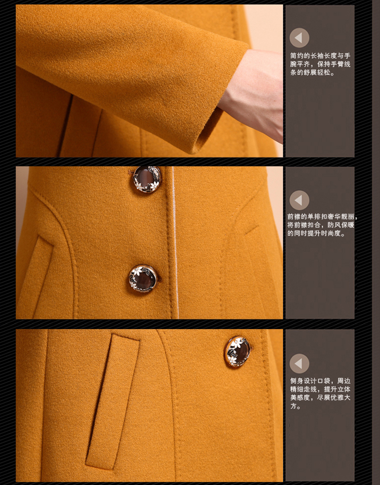 Mr. de Vries gross? autumn and winter coats women 2015 new Korean large leisure women stylish lapel a wool coat in the long hair of Sau San? jacket 2XL Yellow pictures, female price, brand platters! The elections are supplied in the national character of distribution, so action, buy now enjoy more preferential! As soon as possible.