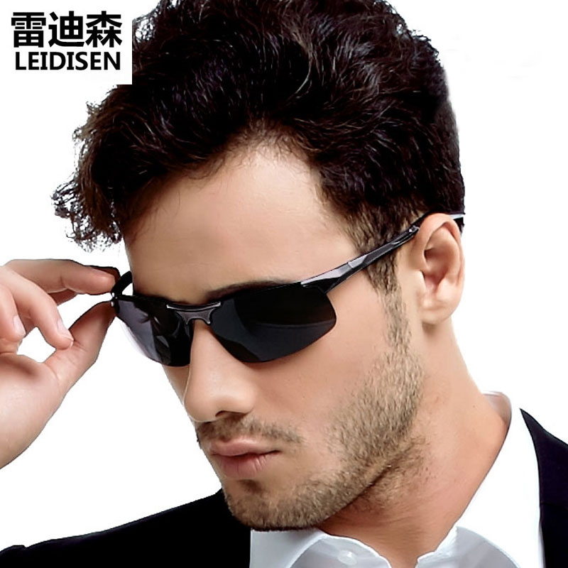 雷迪森(LEIDISEN)2016男士太阳镜运动偏光切...