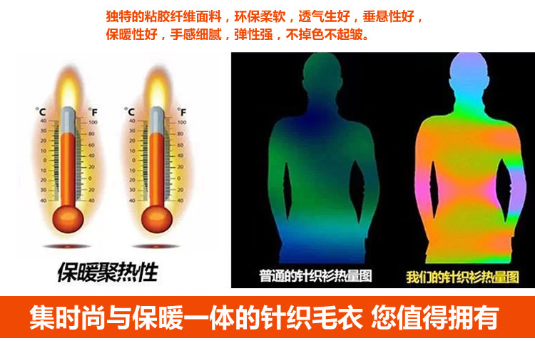 凌客leecoo2015秋冬新品毛衣大码女装针织衫女套头 SZ1026 湖蓝色 均码