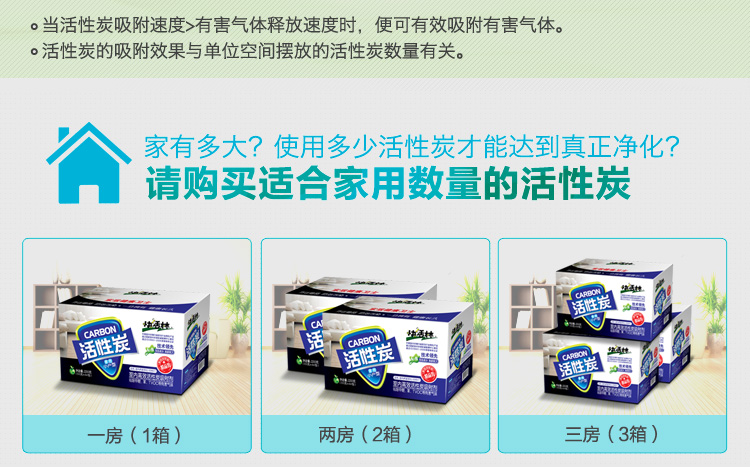 快活林 2200g精品装2箱装 活性炭除甲醛 新车除味家用净化竹炭包 新房装修除味吸甲醛