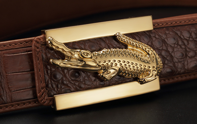 鳄鱼皮皮带男休闲裤带平滑牌子好不好 哪款好