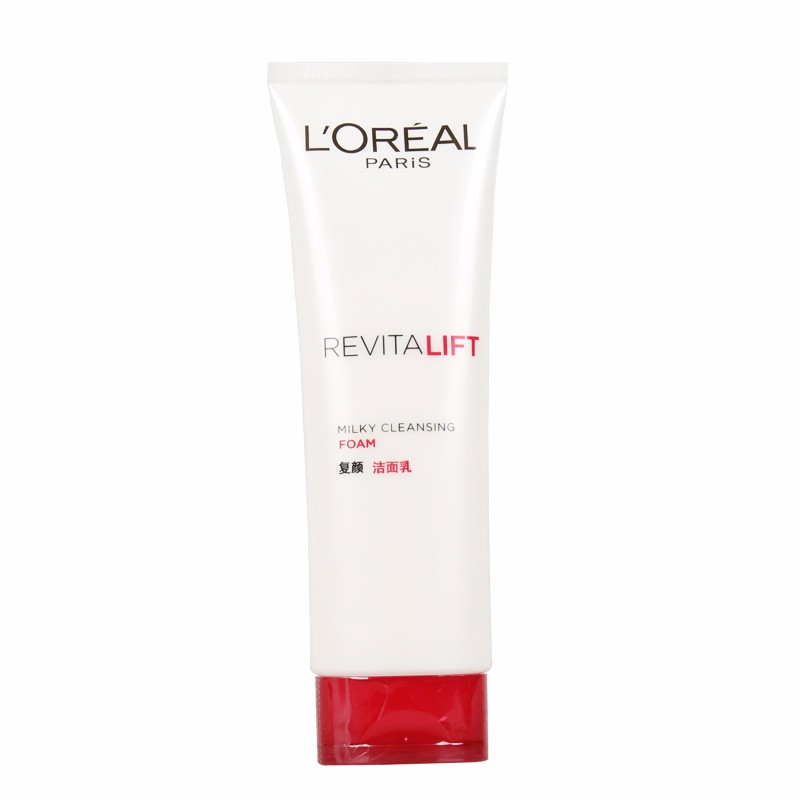欧莱雅（LOREAL）洗面奶女氨基酸复颜玻尿酸深层清洁温和不干燥紧绷敏感洁面乳膏 葡萄籽洁面乳100ml