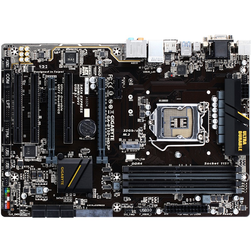技嘉（GIGABYTE）B150-HD3P主板 (In...