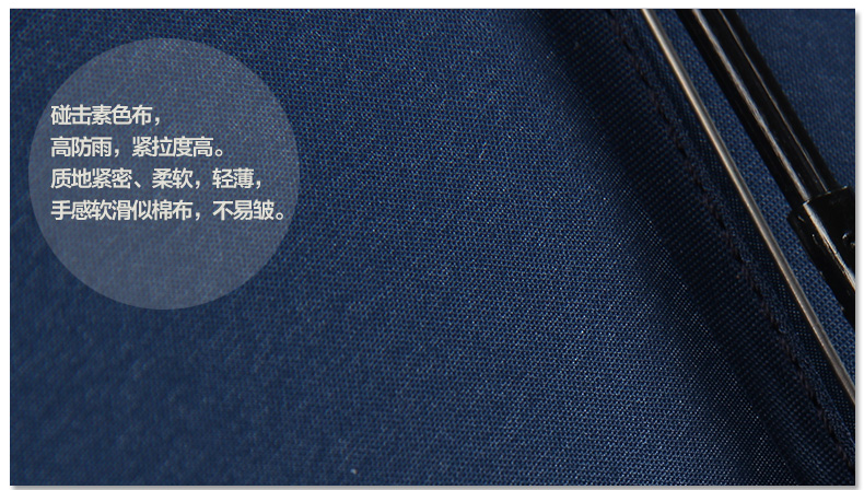 太阳城(SUN CITY)男女商务雨伞三折全自动开收双人折叠防风伞CF013   黑色