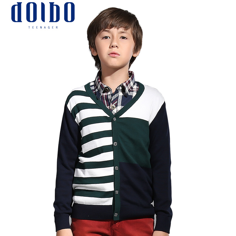 动力宝童装2014秋季<em>儿童</em>薄<em>款开衫毛衣</em>男童长