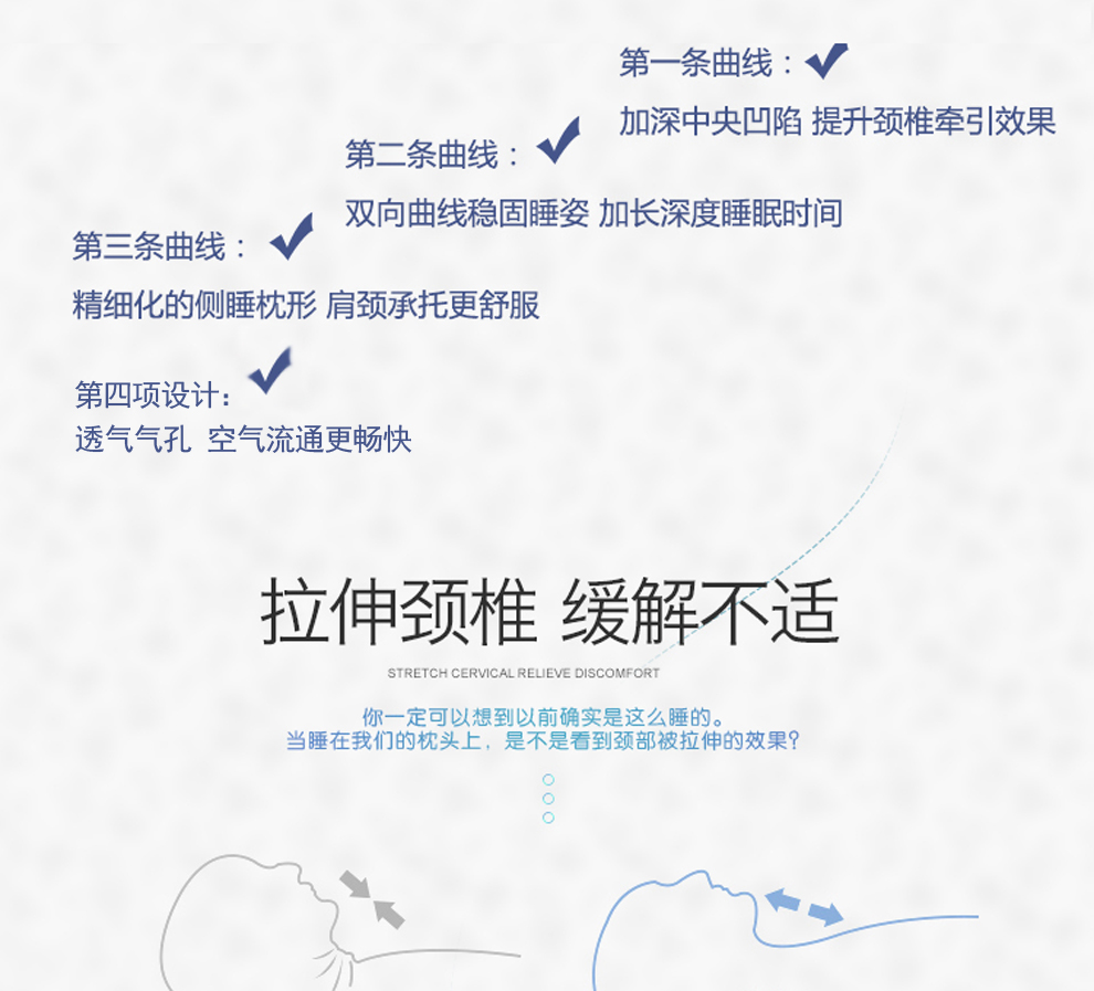 
                                        温柔乡家纺泰国乳胶枕头橡胶枕头枕芯天然进口纯乳胶透气方枕成人颈椎枕按摩颗粒 面包枕 60/40/10cm                