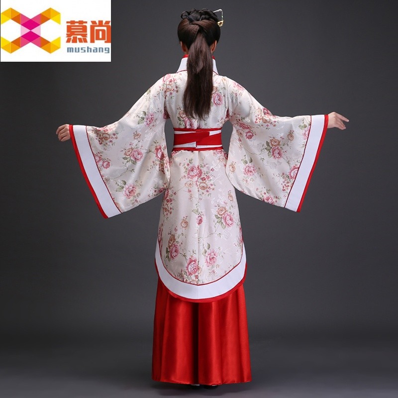 古装服装仙女唐朝古代汉服演出服古典舞蹈襦裙夏公主贵妃唐装女装m