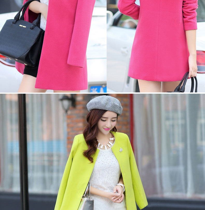 Korea Breeze 2015 early winter coats? New Gross Korean version of large numbers of women in the long winter coats)? female cardigan 129 yellow L picture, prices, brand platters! The elections are supplied in the national character of distribution, so action, buy now enjoy more preferential! As soon as possible.