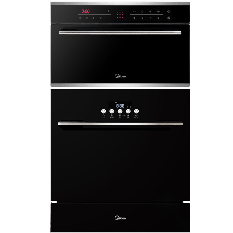 美的(Midea) 品尚蒸箱PS-SSL+全自动家用除菌洗碗机3905 嵌入式两件套