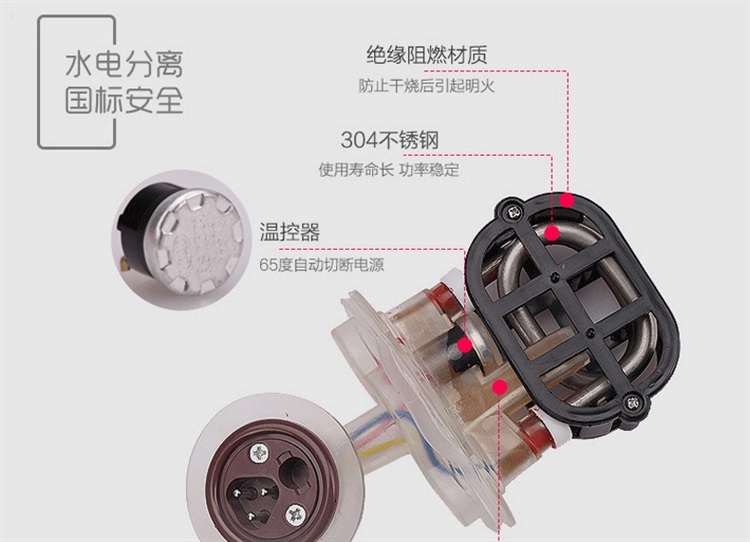 迪胜双插手充电热水袋防爆暖手宝抱枕暖水袋暖宝宝毛绒可拆洗 粉红猫头鹰
