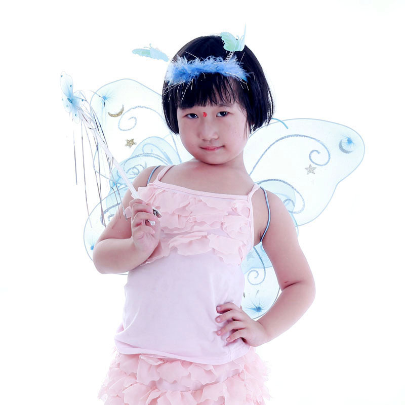 儿童蝴蝶妆容|小女孩,化妆,蝴蝶,脸