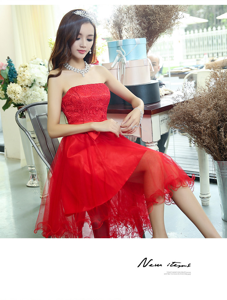 The 2015 autumn of Joseph Korean red lace serving drink bride sleeveless in long white wedding dress  S picture, prices, brand platters! The elections are supplied in the national character of distribution, so action, buy now enjoy more preferential! As soon as possible.