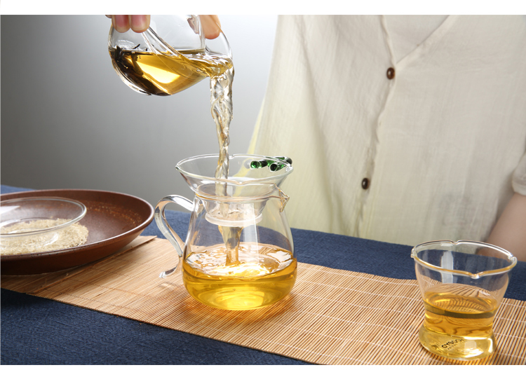 
                                        
                                                            品茶忆友 玻璃茶具 茶杯公道杯茶具配件 jp-02                
