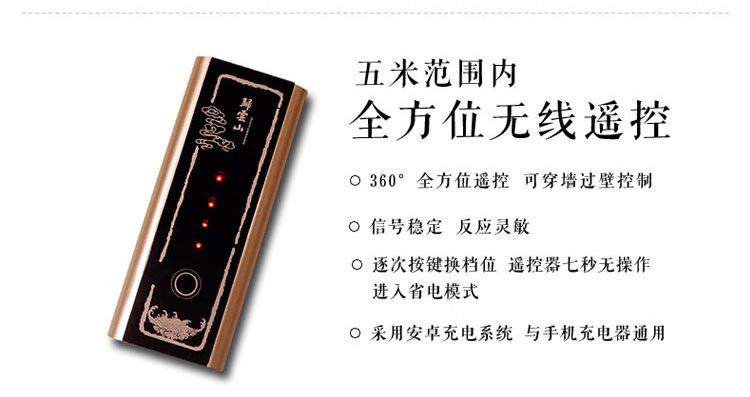 
                                        电陶炉茶炉静音台湾老岩泥煮茶器 家用烧水铁壶专用茶炉具无线遥控电陶炉 心路(静音版)                