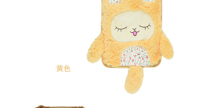 家英 双插手暖宝宝暖手宝可爱电暖宝热水袋电暖宝已注水 黑色
